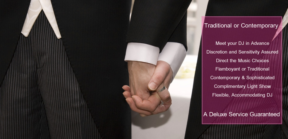 Civil Partnership Musical Entertainment - Contemporary, Outrageous, Fun!